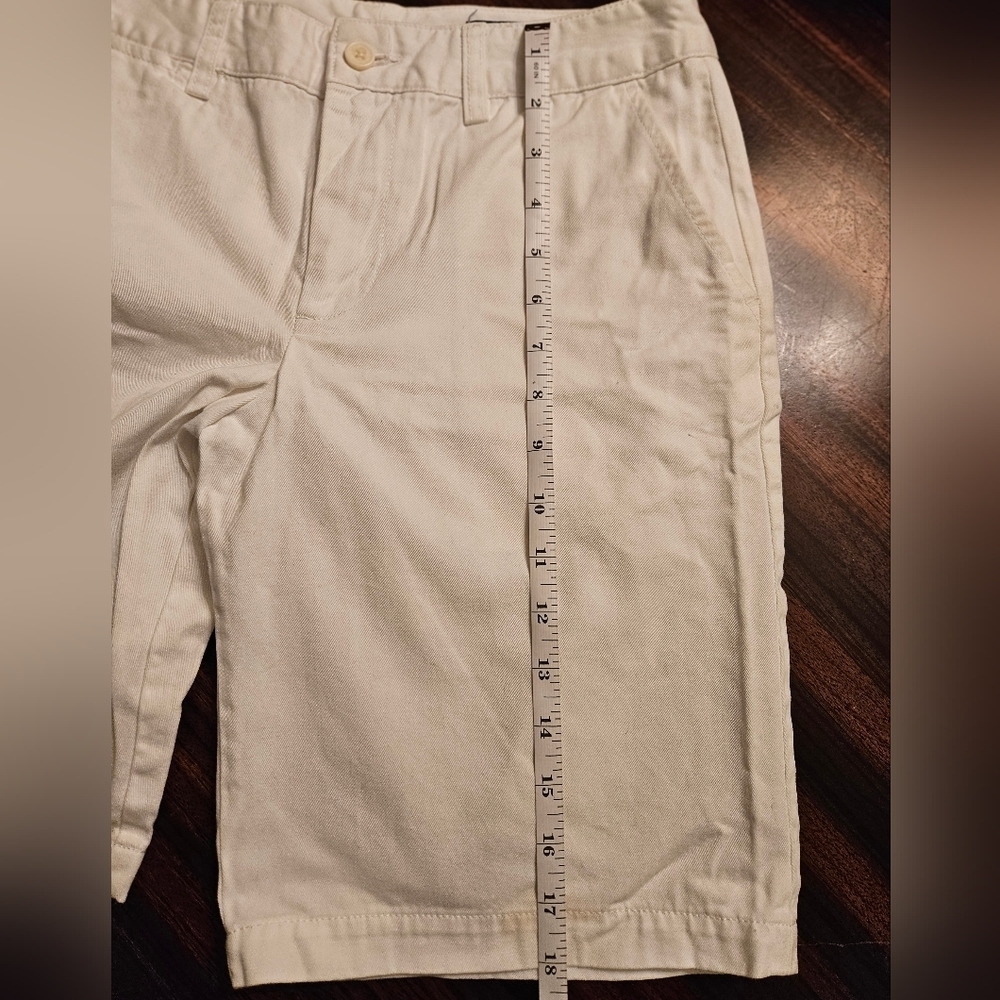 Polo Ralph Lauren Shorts Big Boys Cotton Shorts 9 In Inseam WHITE Sz 16 EUC - Picture 13 of 13